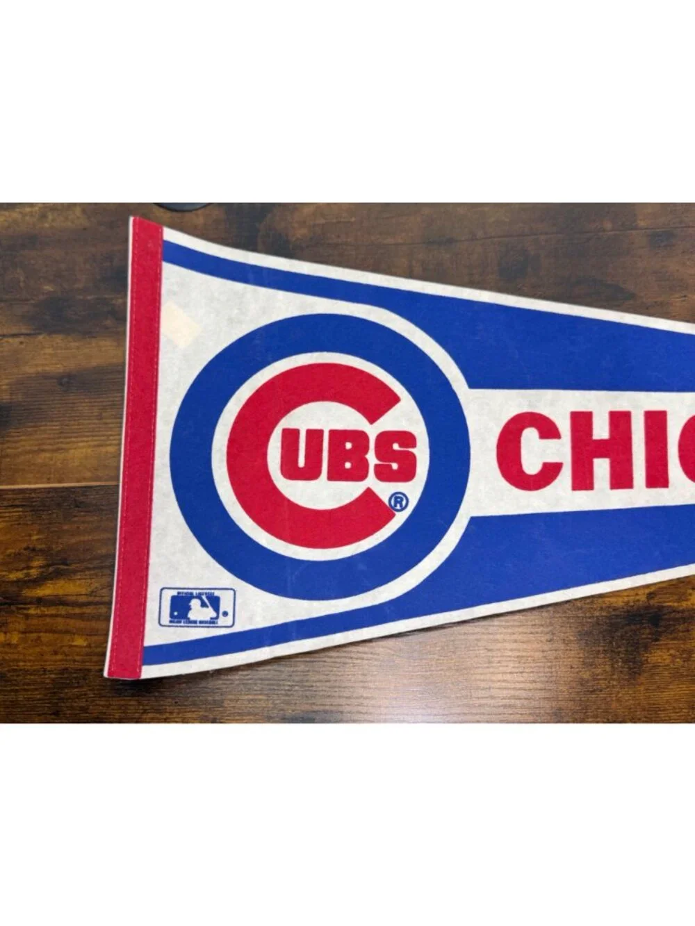 Chicago Cubs MLB Vintage Felt Pennant Flag Sports Memorabilia 30 inches